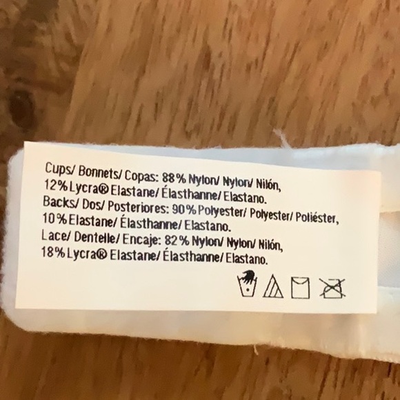 Maidenform 34B Women’s Bra - Beige with white lace. - Picture 6 of 6